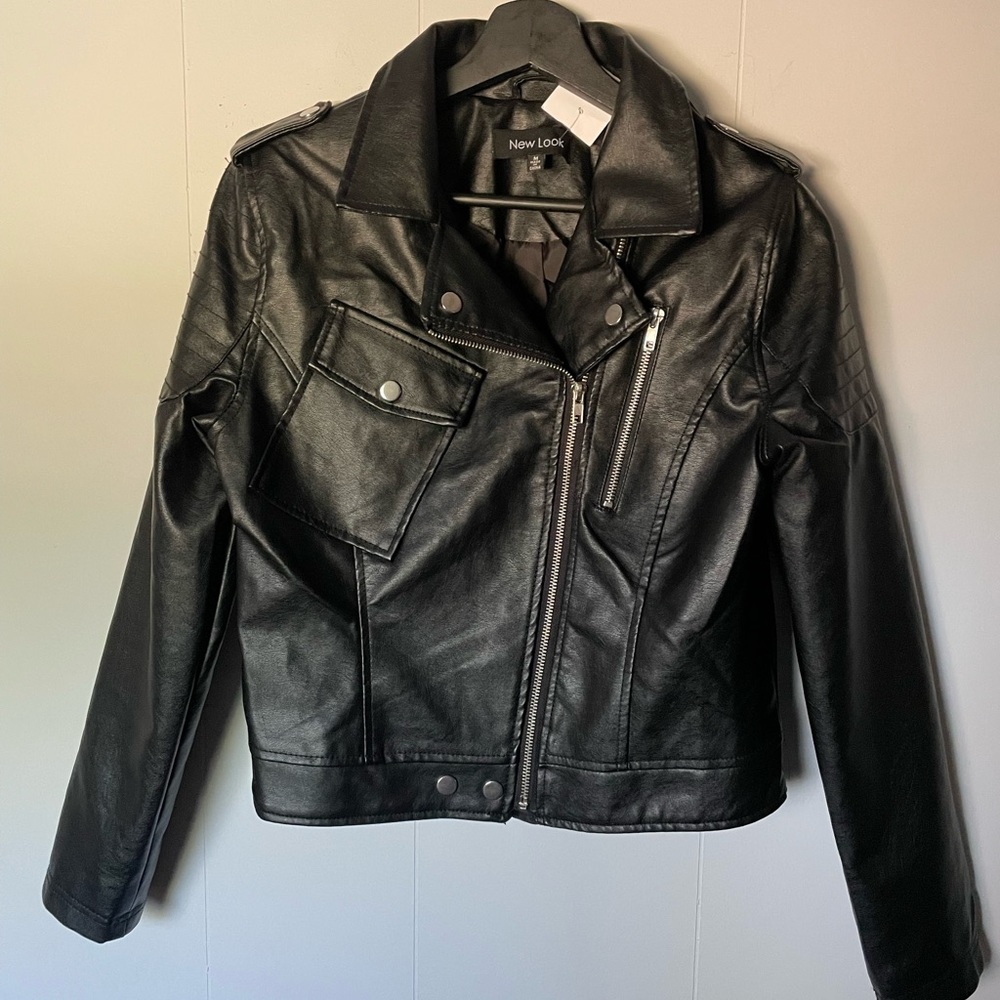 leather jacket faux vegan